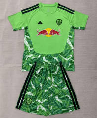 26-27 Leeds United Goalkeeper Green Soccer Uniform-AY