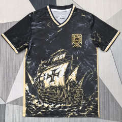 (S-4XL) 26-27 Special Version Portugal Black Thailand Soccer Jersey AAA-4927