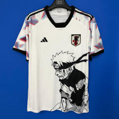 26-27 Japan Naruto Away White Thailand Soccer Jersey AAA-6486
