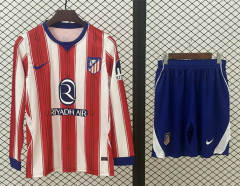 26-27 Atletico Madrid Home Red&White LS Soccer Uniform-709