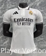 Player Version 26-27 Real Madrid White Thailand Polo Shirt-6057