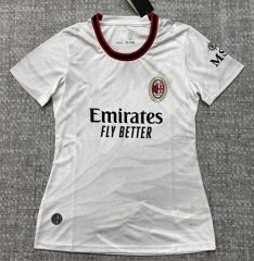 26-27 AC Milan Away White Women Thailand Soccer Jersey AAA-6723