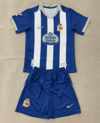 26-27 Deportivo La Coruña Home Blue&White Soccer Uniform-AY