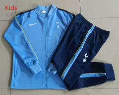 26-27 Tottenham Hotspur Light Blue Kids/Youth Soccer Jacekt Uniform-815