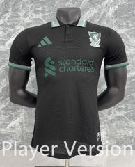 Player Version 26-27 Special Version Liverpool Black Thailand Polo Shirt-6057