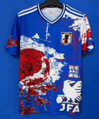 26-27 Japan Plum Blossom Moon Blue Thailand Soccer Jersey AAA-6486