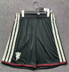26-27 Manchester United 2nd Away Dark Green Thailand Soccer Shorts