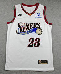 Philadelphia 76ers #23 White NBA Jersey-1380