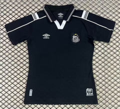 26-27 Santos FC 2nd Away Black Women Thailand Soccer Jersey AAA-7995