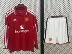 26-27 Manchester United Home Red Soccer Uniform-709