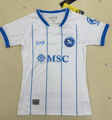 26-27 Napoli Away White Thailand Women Soccer Jersey AAA-1905