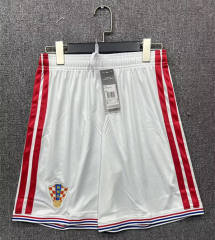 27-28 Croatia Home White Thailand Soccer Shorts