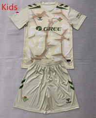 26-27 Real Betis Goalkeeper Beige Kids/Youth Soccer Uniform-AY
