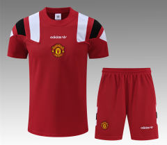 26-27 Manchester United Red&White Thailand Training Uniform-418