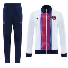 26-27 PSG White Thailand Soccer Jacket Uniform-LH