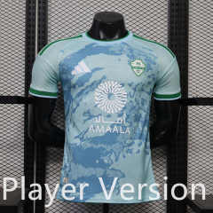 (S-3XL) Player Version 26-27 Al Ahli Saudi 2nd Away Blue Thailand Soccer Jersey AAA-888
