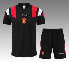 26-27 Manchester United Black Thailand Training Uniform-418