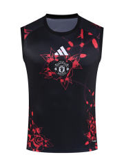 26-27 Manchester United Black&Red Thailand Training Vest -418