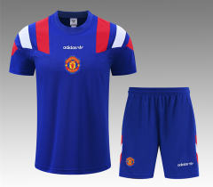 26-27 Manchester United Blue Thailand Training Uniform-418