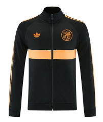 26-27 Ajax Black Thailand Soccer Jacket -LH