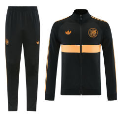 26-27 Ajax Black Thailand Soccer Jacket Uniform-LH