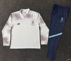 26-27 Porto White Thailand Soccer Tracksuit-5303
