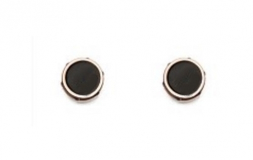 BLACK ROSEGOLD COLOR NU ANCE STUD EARRING