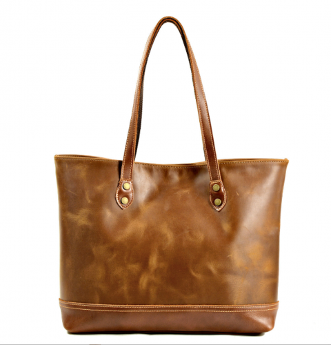 SMALL SIZE 33X27X15 CM LEATHER THE TOTE BAG