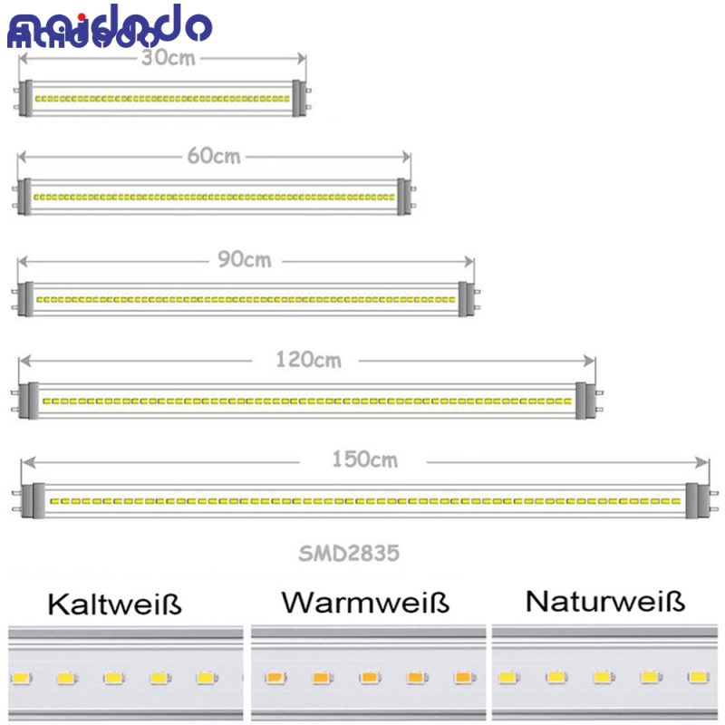 T8 tube LED 150 cm 120 cm 90 cm 60 cm 30 cm tube fluorescent plafonnier led