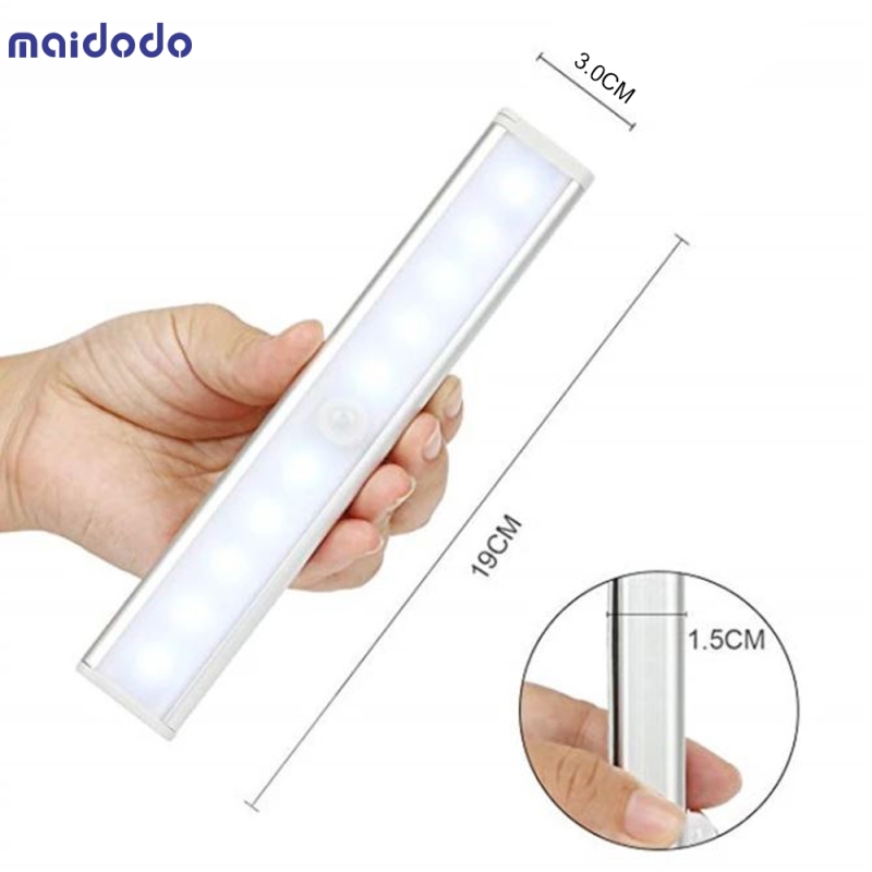 Rechargeable Motion Sensor Closet Cabinet light Wireless Motion sensor led wardrobe lamp