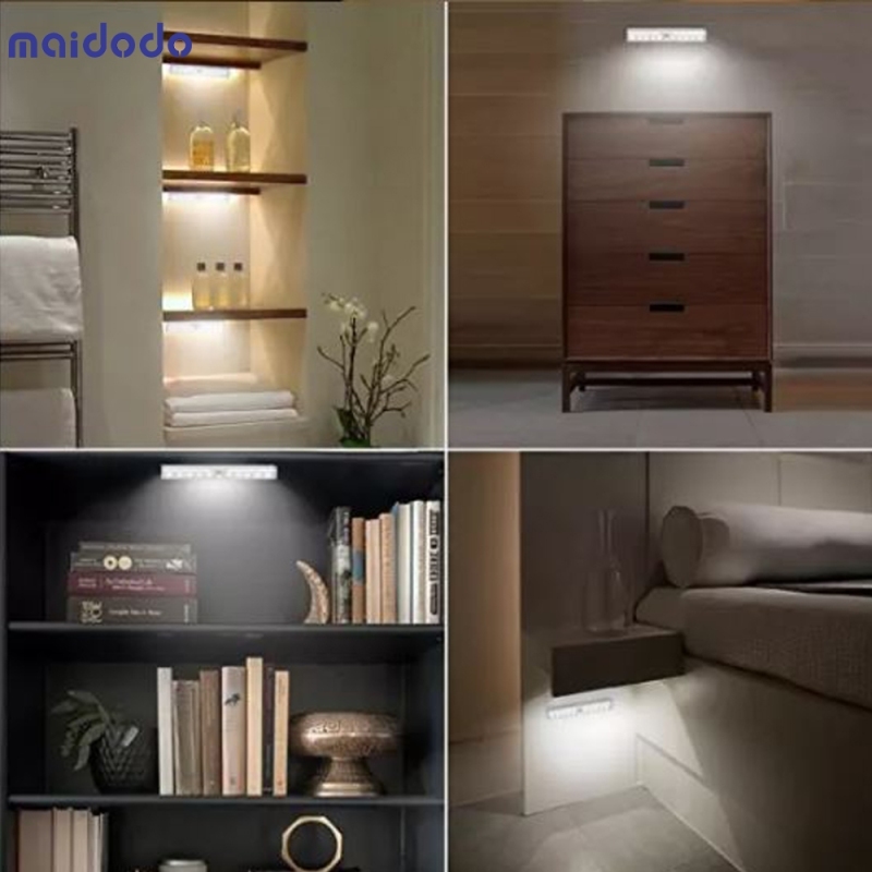 Rechargeable Motion Sensor Closet Cabinet light Wireless Motion sensor led wardrobe lamp