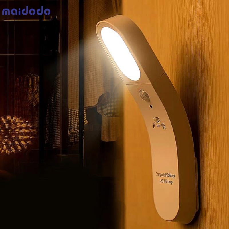 Smart home USB human body sensing nightlight light-controlled desk lamp LED bedside lamp