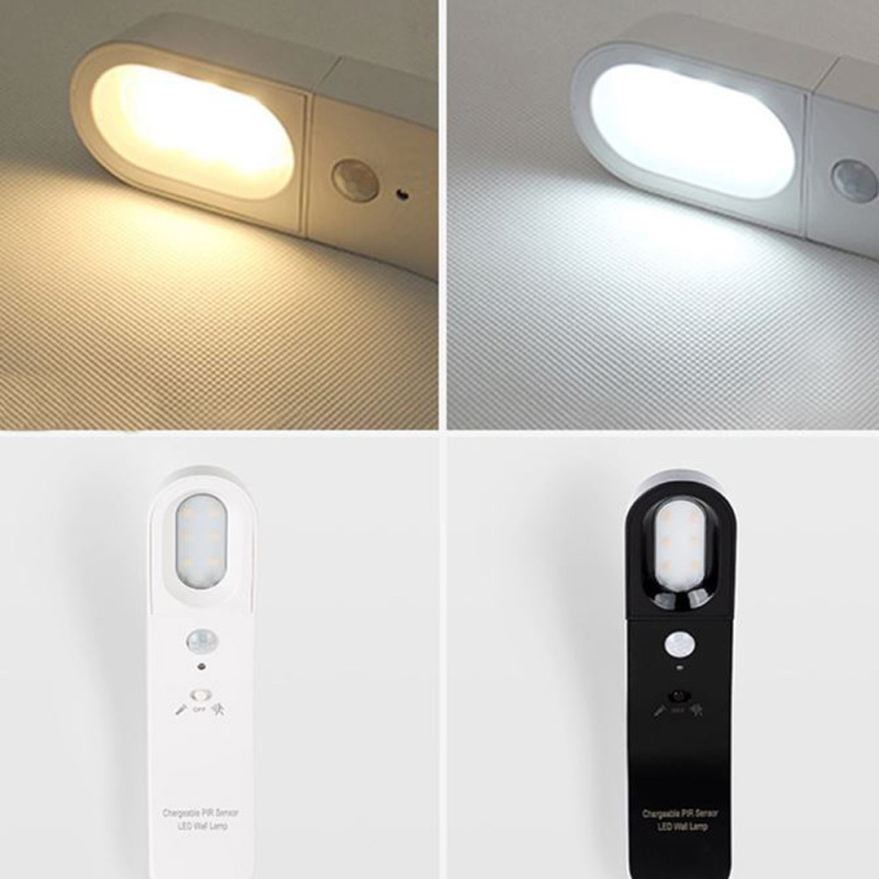 Smart home USB human body sensing nightlight light-controlled desk lamp LED bedside lamp
