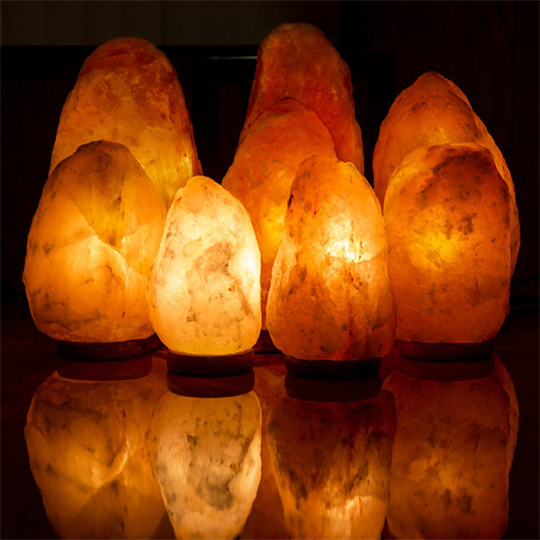 Maidodo Himalayan, Pink Rock Large Crystal Natural Himilian Sea Salt (ETL Certified) Dimmer Night Light,Gift Lamp, Dimmable Touch