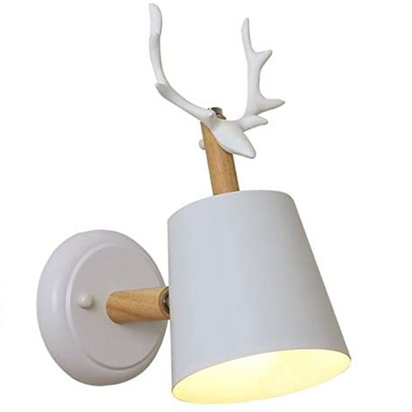 Antler lampshade E27 Base Adjustable Light Beam for Bedside Lamp Wall lamp