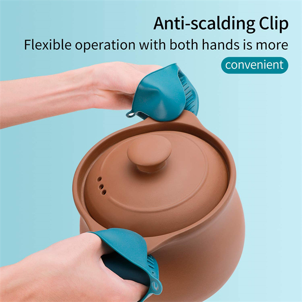 Maidodo 6PCS Anti-Scalding Kitchen Gadget,Bowl Gripper Clips,Bowl Pot Holder, Kitchen Plates and Bowls Set,Heat Resistant Silicone Cooking Pinch for Moving Hot Plate or Bowls,Kitchen Accessories