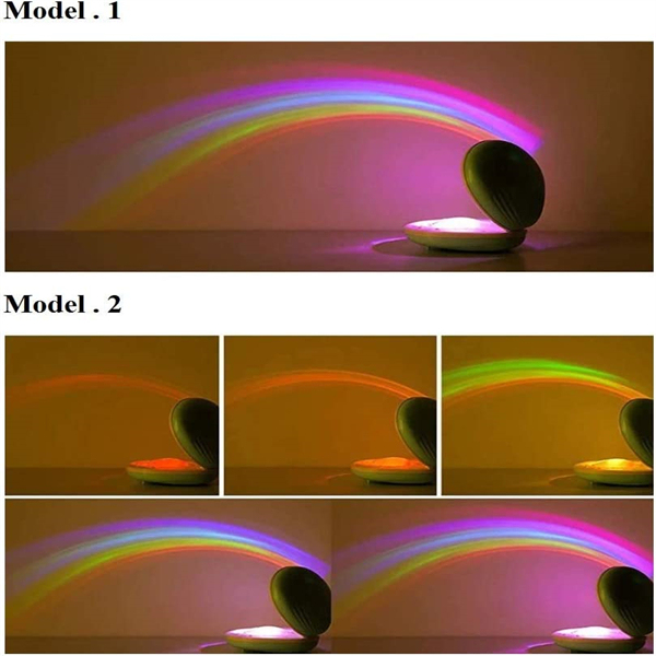 LED Rainbow Night Light, USB Charging Lamps Photo Background Light, 2 Models Ambient Light
