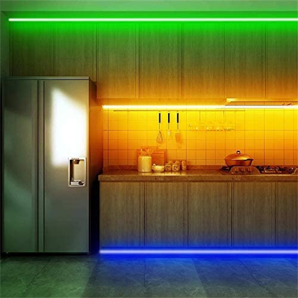 RGB Led Strip Lights Color Changing with Remote for Bedroom, Room Lighting, Kitchen, Home, Indoor (32.8 FT)