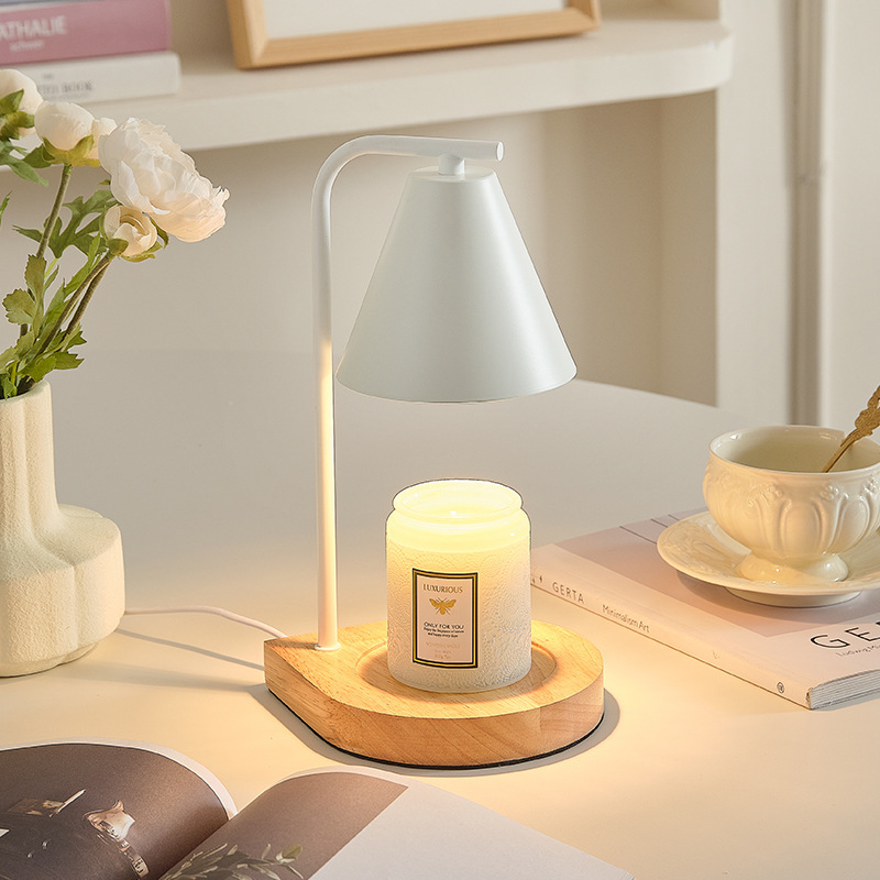 Candle Warmer Lamp Wax Melting Candle Wax Melter with Bulb Dimmable Switch Aromatic Candle Holder for Home Office Bedroom