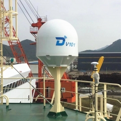 DITEL 100cm VSAT antenna installed on Product oil tanker going for Singapore--Myanmar sailing line