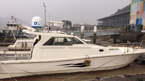 DITEL V60 VSAT Antenna installed on yacht