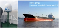 DITEL V61 maritime satellite VSAT installed on Bulk carrier of 18,000 tons