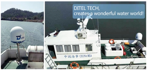 DITEL V61 maritime VSAT installed on National MSA patrol yacht