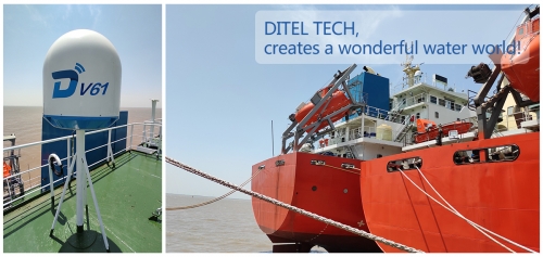 DITEL V61 maritime VSAT installed on an Oil Tanker