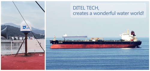 DITEL V61 maritime VSAT installed on an Oil Tanker
