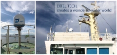 DITEL V61 maritime satellite VSAT installed on a bulk carrier