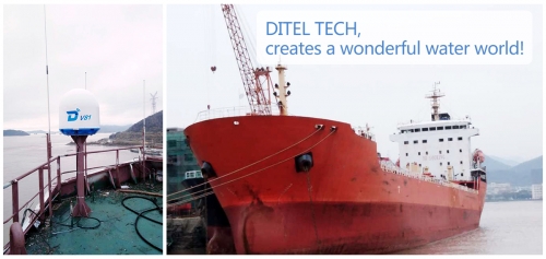 DITEL V81 maritime VSAT installed on an Oil Tanker