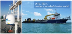 DITEL V81 Maritime VSAT Installed on a Dredging Vessel