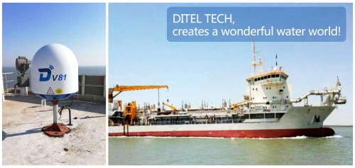DITEL V81 Maritime VSAT Demonstrates Efficient Works on Dredging Vessel