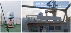 DITEL V101 Maritime VSAT Installed on a 38,500 tons Handysize Bulk Carrier